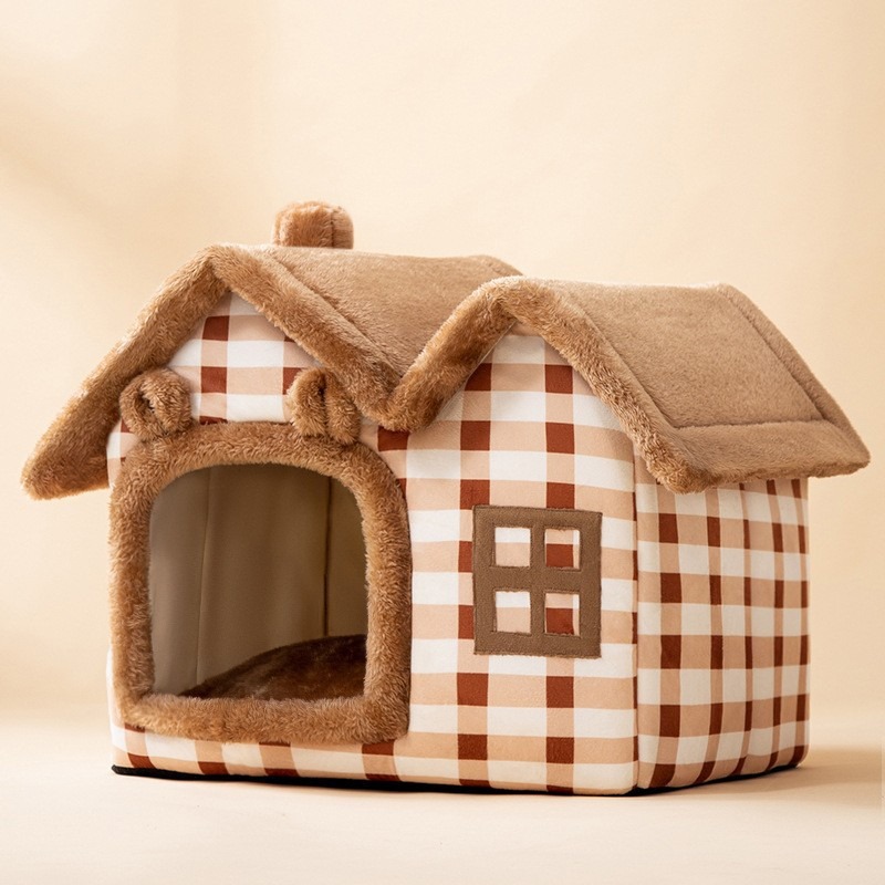 Cat-Bed-Sleep-House-Warm-Cave-Dog-Kennel-Removable-Cushion-Pad-Soft-Indoor-Enclosed-Tent-Huts-14