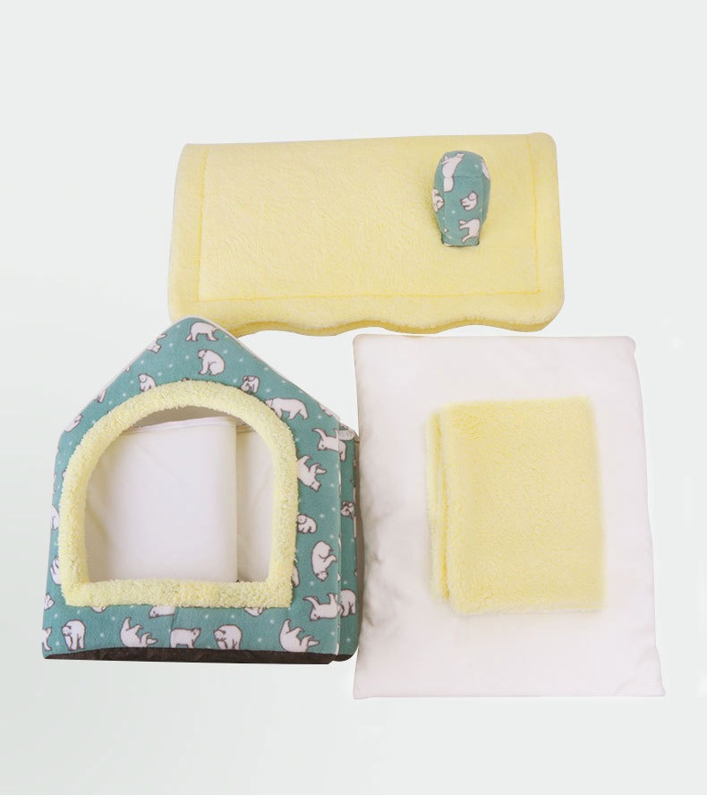 Cat-Bed-Sleep-House-Warm-Cave-Dog-Kennel-Removable-Cushion-Pad-Soft-Indoor-Enclosed-Tent-Huts-5